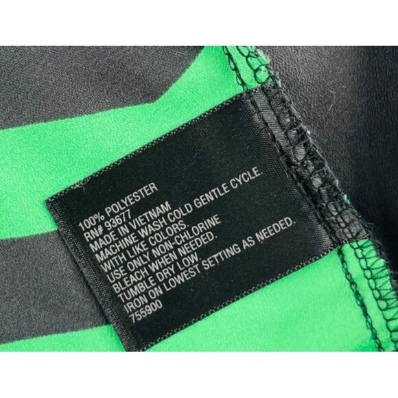 Worthington Womens Green & Black Striped Blouse Size 2X‎ Career - Picture 3 of 5